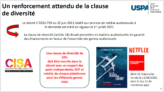 Annoncé à propos de l’animation, la réforme du décret SMAD pourrait finalement flécher 20% des dépenses des plateformes dans la production 1 reforme smad